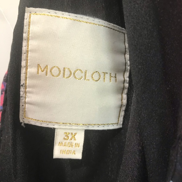 ModCloth Sleeveless Floral Faux Wrap Dress - Picture 8 of 10